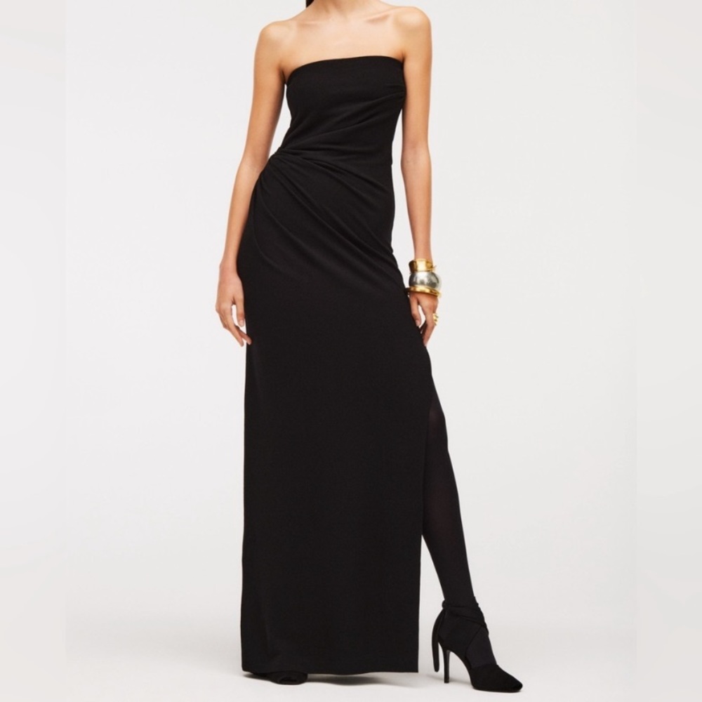Nwt Zara drapped wool maxi dress limited edition